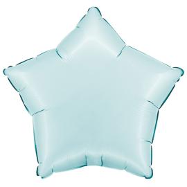 Folioilmapallo Tähti Satin Pastellinsininen