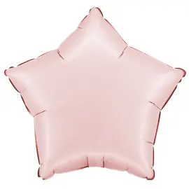 Folioilmapallo Tähti Satin Pastellipinkki