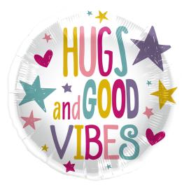 Folioilmapallo Hugs & Good Vibes