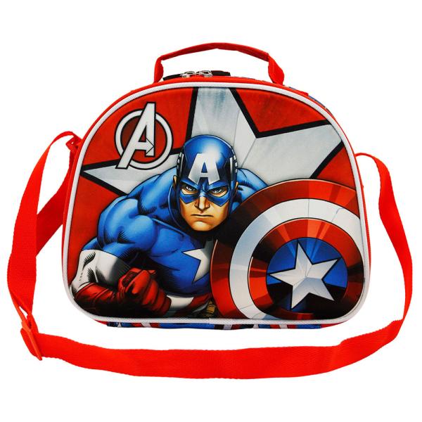 Captain America 3D Lounaslaukku
