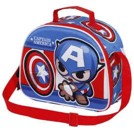 Captain America 3D Lounaslaukku Let's Go
