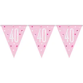 Lippuviirinauha 40 Vuotta Vaaleanpunan & Hopea
