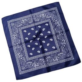 Tummansininen Bandana