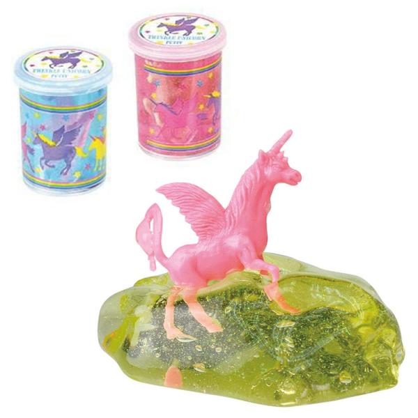 Kimalle-slime Yksisarvislla