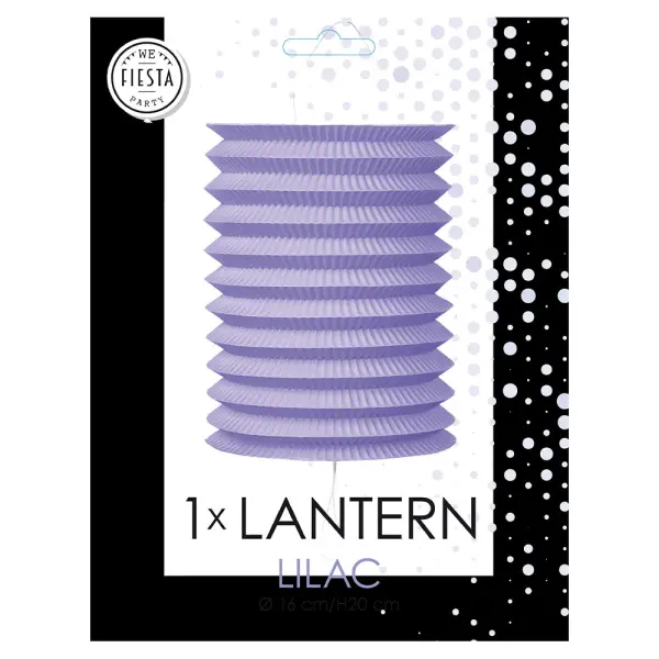 Paperilyhty Lieriö Vaalea Violetti