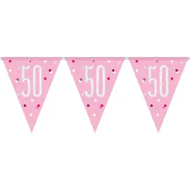 Lippuviirinauha 50 Vuotta Vaaleanpunan & Hopea