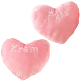 Pinkki Syd&auml;ntyyny Tekstill&auml; 29 cm