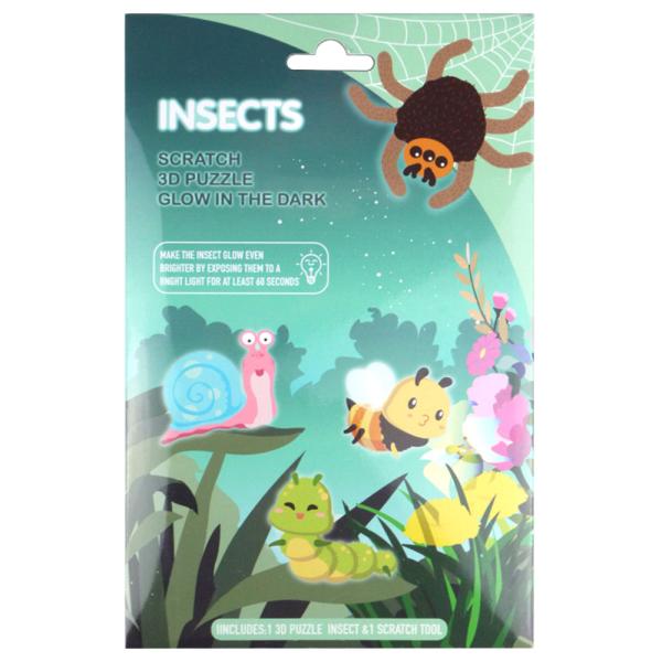 3D Raaputuspalapeli Hyönteiset