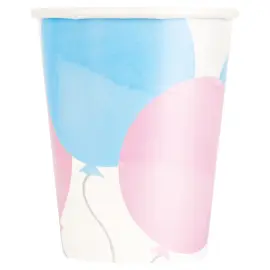Gender Reveal Pahvimukit Pastellin Vaaleanpunainen & Sininen