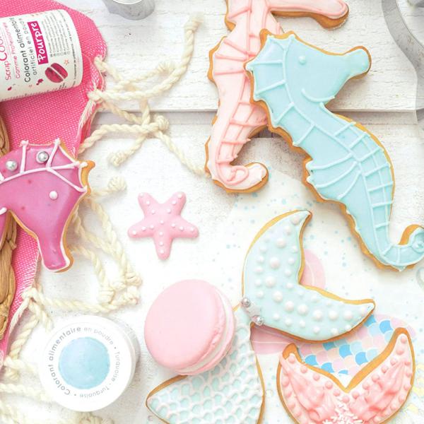 Elintarvikeväriaine Setti Mermaid ScrapCooking