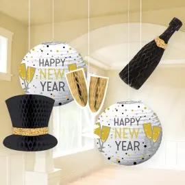 Happy New Year Uudenvuoden Koristeet