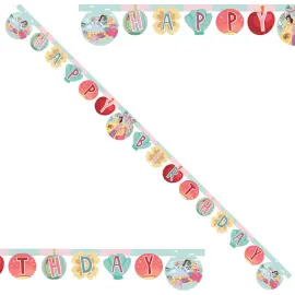 Princess Dare To Dream Happy BirthdayBanderolli