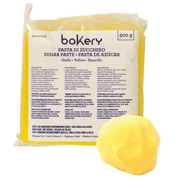 Keltainen Sokeripasta 500g