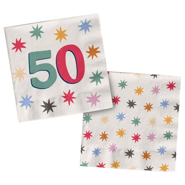 Servetit Tähdillä 50-vuotta 20 kpl