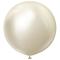 Premium Jätti Lateksi-ilmapallot Chrome White