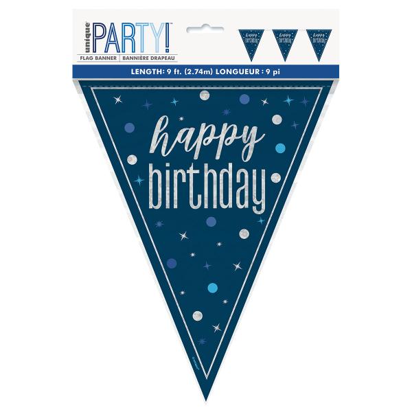 Happy Birthday Kangasviirinauha Tummansininen 2,74 m