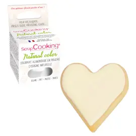 Elintarvikeväri Jauhe Valkoinen ScrapCooking