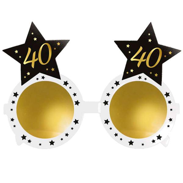 40-vuotis Silmälasit Tähtillä