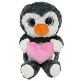 Pehmolelu Pingviini Pinkiss&auml; Syd&auml;mell&auml; 15 cm