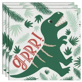 Servetit Dino Syntymäpäiväjuhlat