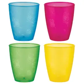 Muovilasi Sammakot 300ml 4 kpl