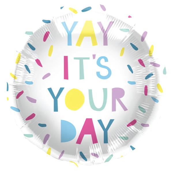 Folioilmapallo Yay It's Your Day