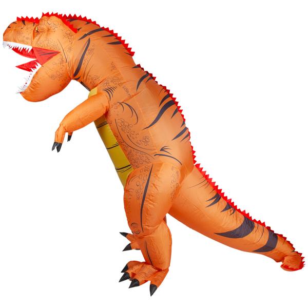Puhallettava Dinosaurusasu Oranssi