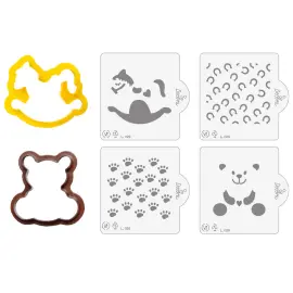 Karhu/Keinuhevonen Keksimuotit/Leivontamallit 6-kpl