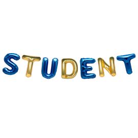 Ilmapalloviirinauha Student Kulta/Sininen