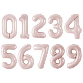 Numeroilmapallo Vauvan Vaaleanpunainen 86 cm