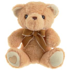 Vaaleanruskea Nallekarhu Rusetilla 21 cm