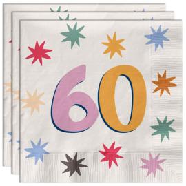 Servetit Tähdillä 60-vuotta 20 kpl