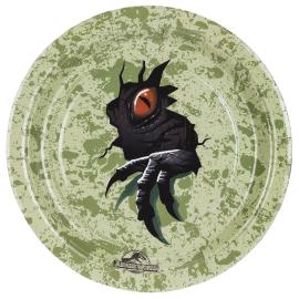 Jurassic World Paperiset J&auml;lkiruokalautaset 18 cm 6 kpl