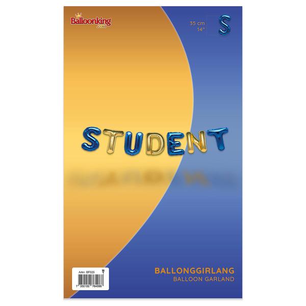 Ilmapalloviirinauha Student Kulta/Sininen