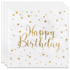 Kahviservetit Happy Birthday T&auml;htikuvioiset