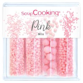 Strösselisekoitus Pinkki