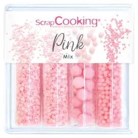 Strösselisekoitus Pinkki