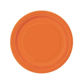 J&auml;lkiruokalautaset Oranssi 8 kpl