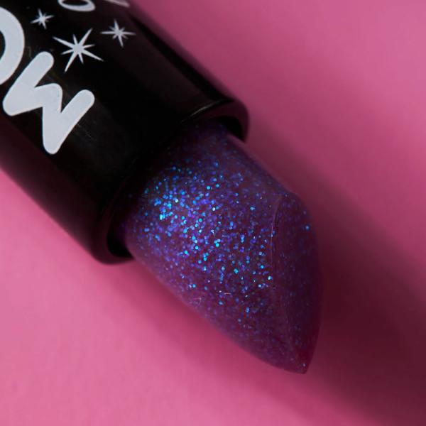 Moon Glitter Irisoiva Glitter Huulipuna Violetti