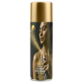 Hius- ja Vartalov&auml;ri Glitter Spray Kulta