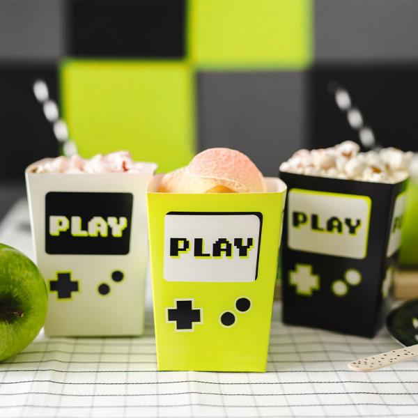 Popcorn-laatikot Play 6 kpl