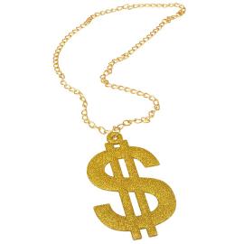 Kaulakoru Kimaltelevalla Dollarimerkillä Kulta