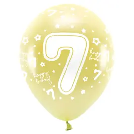 Ilmapallot Metallinen Kulta Happy B-day 7