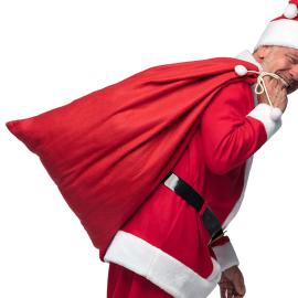 Joulupukki Punainen Lahjas&auml;kki