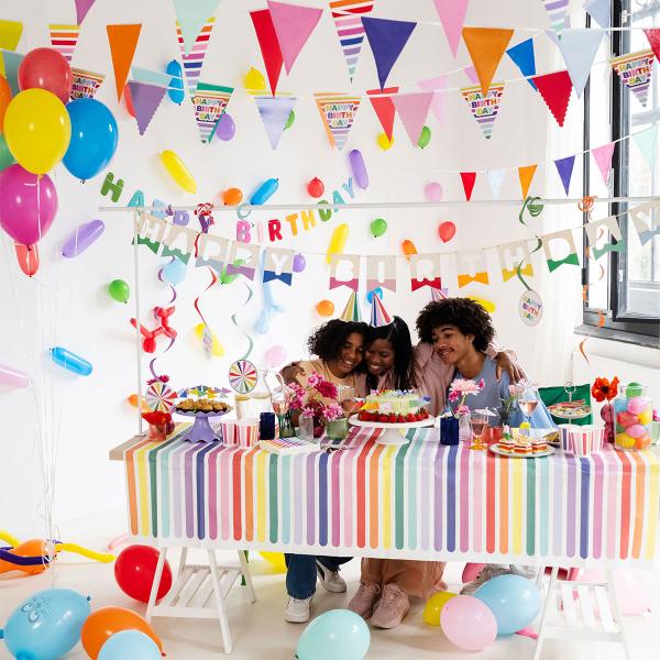 Virvateller Värikkäät 60cm 4 kpl