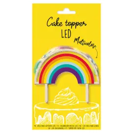 Cake Topper LED Sateenkaari