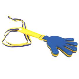 Käsi Taputtimet Nauhalla Sininen/Keltainen