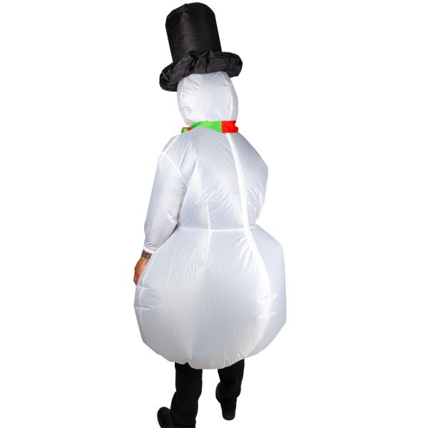 Puhallettava Lumiukkoasu