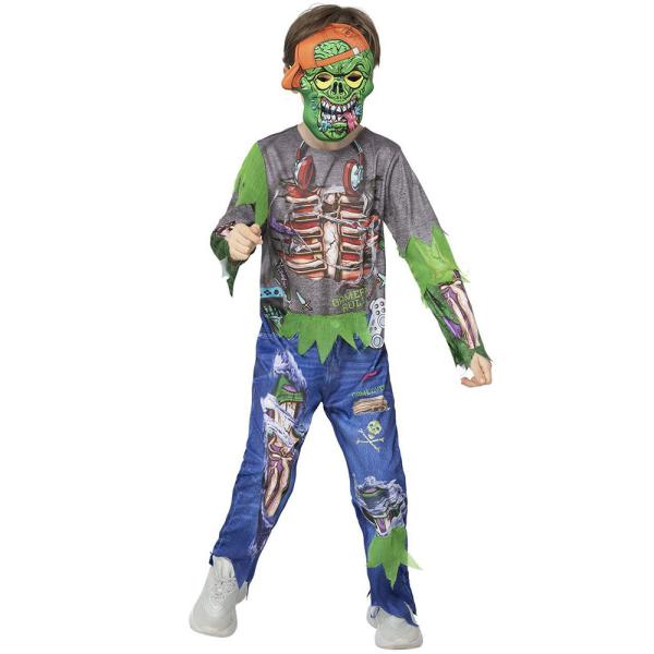 Zombie Gamer Naamiaisasu Lapset