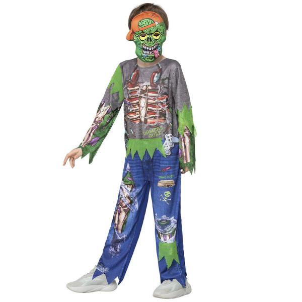 Zombie Gamer Naamiaisasu Lapset